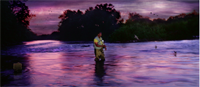 FoxRiver Evening Fishing by Bob Long
